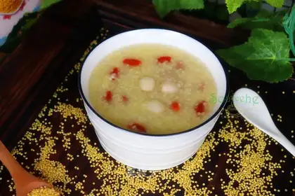 Lotus rice porridge