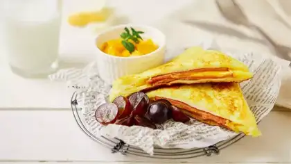 Ham cheese and cheese