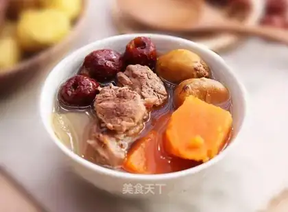 - Chestnut rib soup