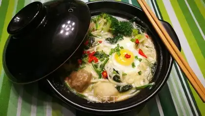 Warm the casserole