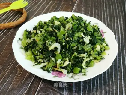 Shrimp skin and radish