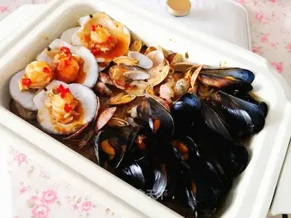 Seafood pan
