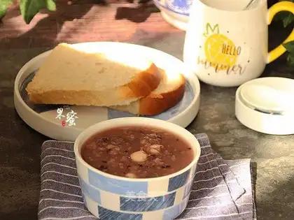 Lotus, black rice congee