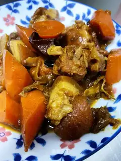 Soy sauce and meat