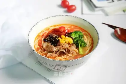 Tomato fat noodles