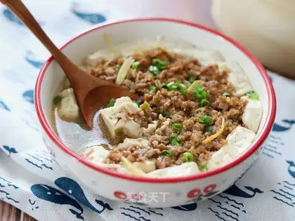 Meat and tofu