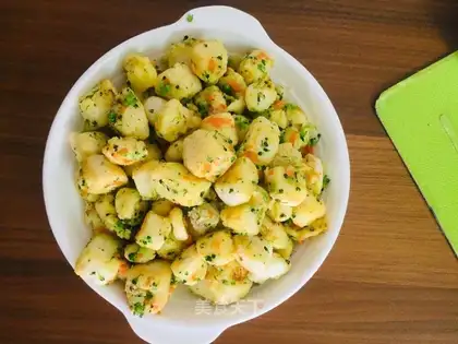 Scrambled vegetables