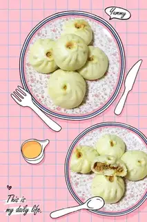 A cabbage bun