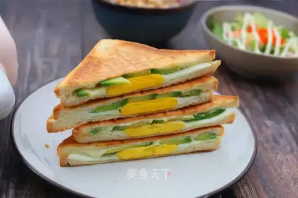 Butter egg sandwich