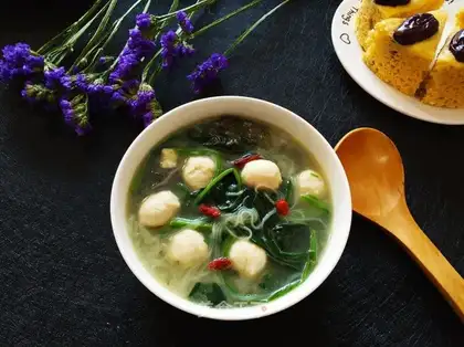 Pineball fan soup