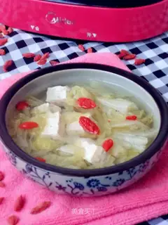 Bean tofu soup