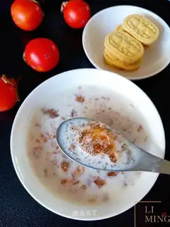 Peach glue milk