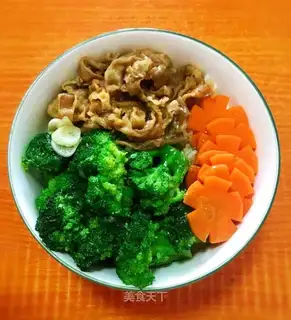 Cow-cow rice, broccoli