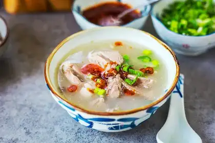 Scorch lamb soup