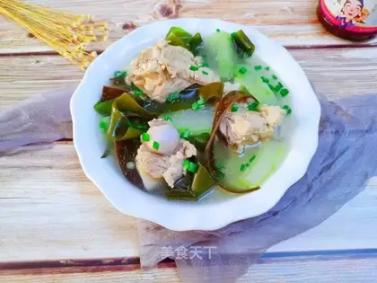 Sea-belt melon bone soup