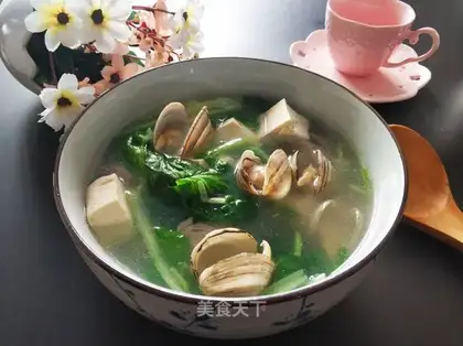 Soy sauce tofu soup