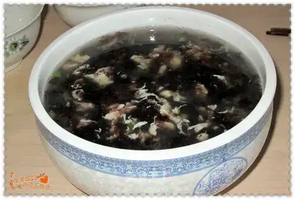 seaweed egg soup