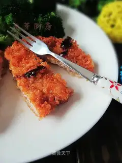 Fried pork chop with black pepper