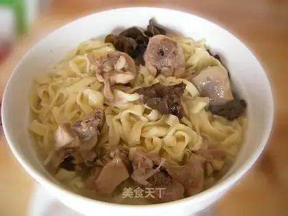 chicken soup handmade noodles