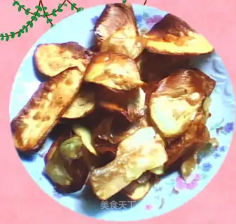 fried sweet potato slices