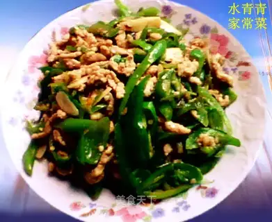 green pepper meat