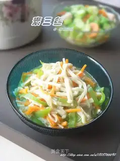 stir-fried three shredded vegetables