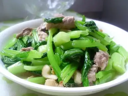 stir-fried pork with spring vegetables