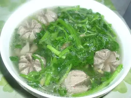 Western cabbage beef ball soup