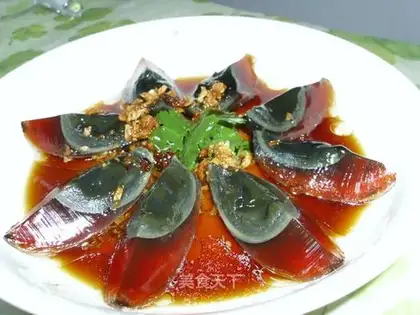 Preserved egg salad