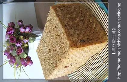Black bean dregs toast