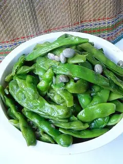 Veget-roasted peas
