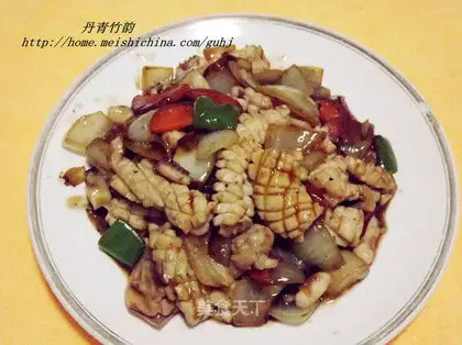stir-fried squid flower