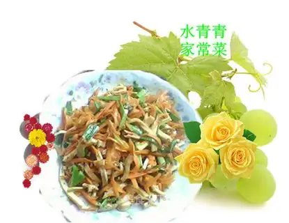 Tofu and seafood shredded