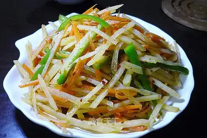 Three shredded salad
