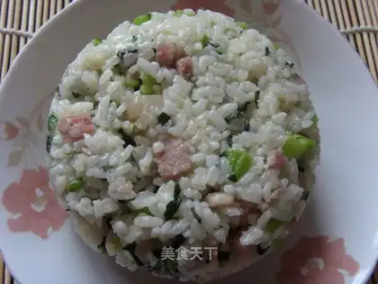 bacon vegetable rice