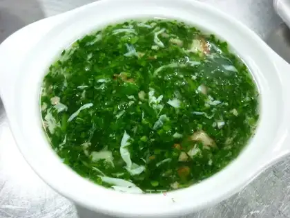 shepherd's purse roast duck soup