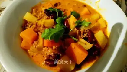 Meat and vegetable soup