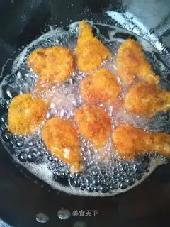The spicy fried chicken leg