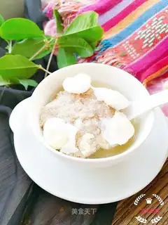 Quail omelet soup