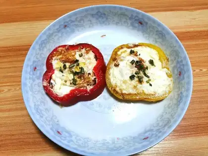 Lazy pepper and eggs