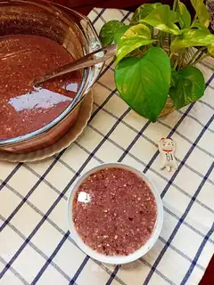 Black rice porridge