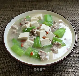 Tofu soup