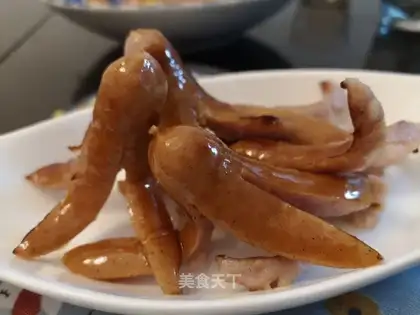 One minute octopus intestine