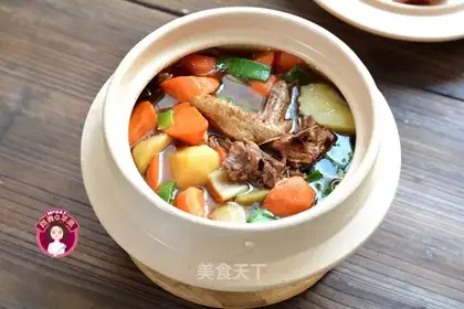 Chicken stew potato carrots