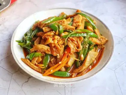 Spicy cow belly