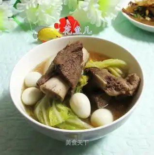 Quail egg doll soup