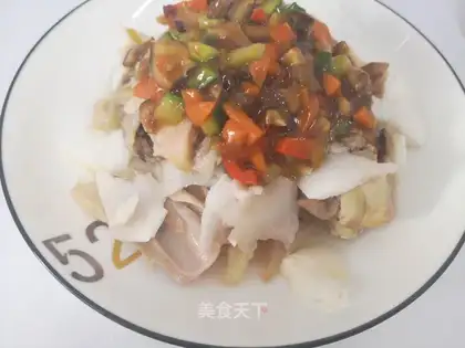 Coconut steamed chicken