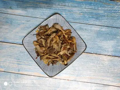 Barbecue mushrooms