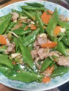 Pork fried lentils
