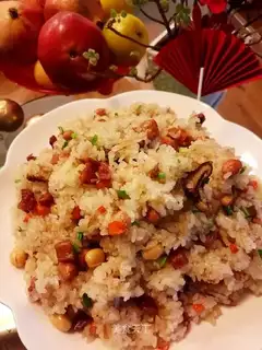 A simple version of Qi Po fried rice